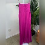 Badgley Mischka Fluorescent Chiffon Gown size 2 Photo 4