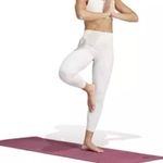 adidas All Me Luxe Hose 7/8 color is PUTTY MAUVE, Size Large, NWT Photo 2