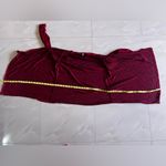 YA Los Angeles . Love Ryan Los Angeles Knit Red/ Black  Striped Open Duster Cardigan Size Large Photo 10