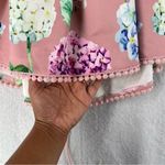 BANJUL Floral Print Mock Neck Lace-Up Back Dress Photo 5