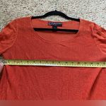 Peck & Peck  Woman’s Blouse Top Medium 100% Linen Blend Round Neck Shirt Photo 5