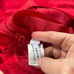 Moschino  Cheap & Chic Red One-Shoulder Ruffle Shift Dress – Size 10 Photo 8