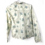 VINTAGE Crazy Horse | XL | Top Button Up Down Shirt Womens Embroidered Cottage Blue Photo 3