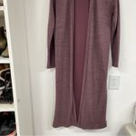 Free People  Beach Dusty Mauve Long Line Cardigan Sweater Duster XS Oversized Photo 6
