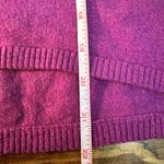 Smartwool Purple V-Neck Long Sleeve Knit Sweater S Photo 7