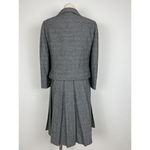 Vintage 1950s 1940s Montaldos Herringbone Wool Skirt Suit Set Tailored Elegance Size 4 Photo 1