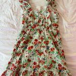 Blue Rain Floral Mini dress Photo 1