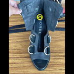 Sorel  After Hours Leather D Ring Lace up Wedge Sandal Bootie sz 5 Photo 9