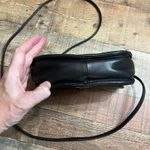 Brighton  One World Brown Black Leather Crossbody Small Mini Purse Heart Photo 6