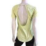 Under Armour Neon Green Yellow Open Back Short Sleeve Shirt Women's Size Large Photo 1