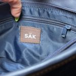 The Sak  Nylon Crochet Knit Navy Blue Shoulder Bag Casual Summer‎ Travel Vacation Photo 2