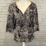 Oleg Cassini  Sweatshirt Hoodie Full Zip 100% Cotton -Medium Photo 1