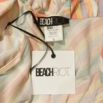 Beach Riot  NWT “Skye” Revolve romper and pastel rainbow, stripe. Size small Photo 1