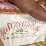 Vintage housecoat large pockets huge mother of pearl buttons union made paisley Size M Photo 7