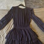 Michael Stars Elegant Purple Long Sleeve Dress mustard seed Photo 5
