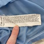 Mango  Blue Floral Bumblebee V-Neck Tie Front Maxi Dress Size 6/Medium *FLAWED* Photo 6