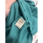 Charmed Hearts Green Pleated Maxi Dress Women's Size XL Adjustable Strap Elegant Photo 4