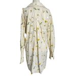 Azulu Colombia Cream Floral Long Sleeve Top Size M Photo 5
