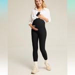 For Moms‎ to Be Maacie Black Ribbed Maternity Bodysuit Size XXL Photo 9