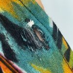 Vintage Jumpsuit‎ Abstract Floral Pattern FLAWS Boho Casual Sleeveless Tie Waist Pink Size M Photo 14