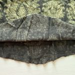 Peruvian Connection  Brown Floral Button Front Long Sleeve Pima Modal Dress Sz M Photo 8