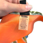 Triangl Neoprene Floral Print Bikini Bottom Tan‎ Beige Red Multi Size Medium Tan Photo 3