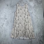 EXPRESS Dalmatian Dot Tank Dress Women M Black White Sleeveless Casual Easy Wear Photo 3