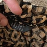 KAKTUS Geometric Print Sheer Overlay Kimono Cardigan Top 3/4 Sleeve Asymmetrical Size M Photo 4