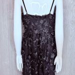 Lulus  black short sleeveless butterfly dress spaghetti strap size medium Photo 8