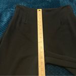 Wdirara Stretch Crepe Black Flared Cutout Hem Women's Side Zip Pants NWT Size M Size M Photo 12