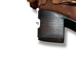 Freebird Booties Women's Size 8 Brown Suede Fringe Western Heeled Belle Style Brown Photo 13