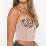 White Fox Boutique White Fox Unforgettable Lace Mesh Bustier Corset Top Large Photo 1