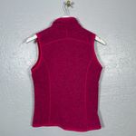 Patagonia Women S Pink Better Sweater Vest Zip Front Pocket Granola Girl Crunchy Photo 3