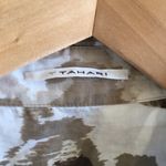 T Tahari  FULL ZIP UP LIGHT JACKET‎ ABSTRACT PRINT TOP WOMENS SIZE M COTTON Photo 1