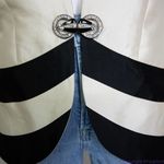 Vintage Lily&Taylor cream and black blazer jacket floral brooch, women's size 18 Photo 13