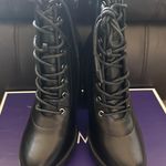 Top Moda Lace up Black Boots Photo 5