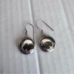 Sterling Silver & Labradorite Dolphin Pendant Drop Earrings Ocean Beach Coastal Photo 1