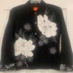 Heart of Palms Light Weight Elegant Jacket 1281 Black Size 6 Photo 0