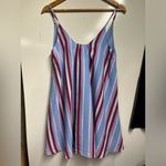NEW NWT BUDDY LOVE BLUE/RED/PURPLE/WHITE STRIPED DRESS size small boutique Blue Photo 1