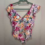 Summersalt NWT  X LL Bean Ruffle Backflip One Piece‎ Floral Swimsuit 18 Photo 2