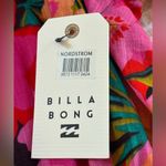 Billabong  Heaven sent open back puff sleeve tropical bohemian mini dress NWT MD Photo 8