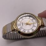 Timex Working - Woman’s Stretchy Expansion Band Wrist Watch Two Tone Photo 2