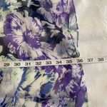 Gold Coast Floral Scarf blue & purple NWT Photo 2