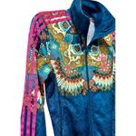 Adidas ‎ ORIGINALS X FARM BORBOMIX Colorful Full Zip Track Jacket Butterfly Small Photo 1