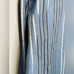 Thakoon Blue White Stripe Tie Waist Midi Dress Women's Size 6 Photo 11