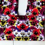 Om Shanti Leggings Large Live for Joy Floral Petunias Power Yoga Pants F… Photo 1