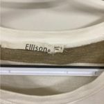 Ellison  Beige and White Striped 3/4 Shirt Dress Photo 2