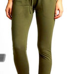 FP Movement by Free People Sunny Skinny Joggers in Army Green Size Medium Photo 0