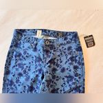 Volcom Railed Stretch Blue Floral Denim Legging Jeggings Skinny Jeans Photo 5