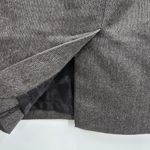 Worthington  Gray Italian Zip Up Mini Short Executive Suit Skirt Plus 18 Photo 2